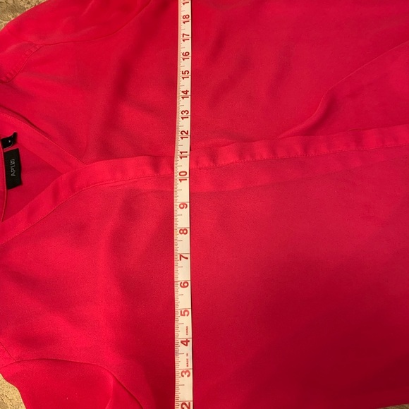 Bundle of 3  $40 .Sheer blouses Size M, Apt. 9. Black, royal blue and hot pink. - Picture 6 of 11